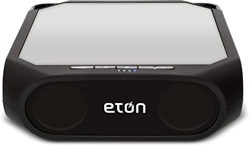 Eton Rugged Rukus Rechargeable & Solar Powered Wireless Bluetooth