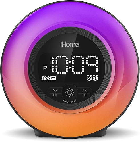 iHome PowerClock Glow Bluetooth Alarm Clock