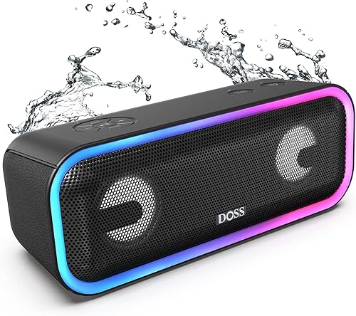 Doss SoundBox Pro+ Bluetooth Speaker with Lights